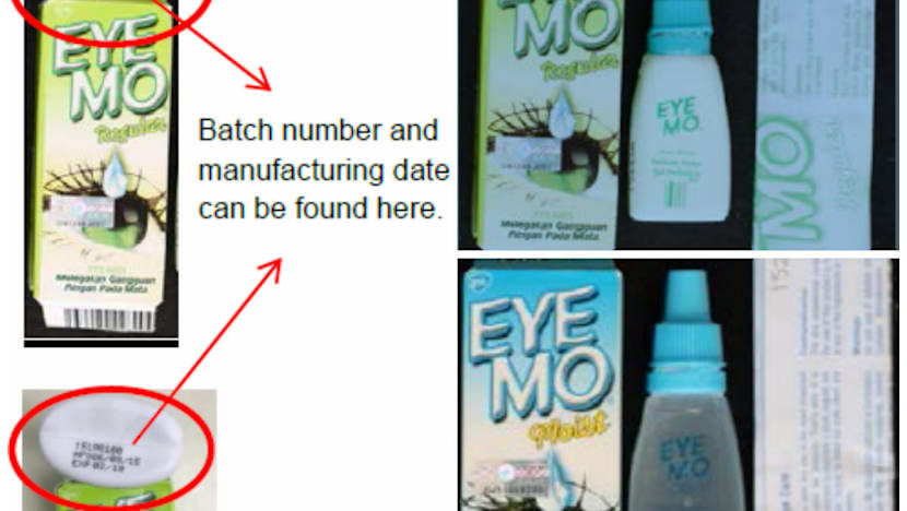HSA raises alert on counterfeit ‘Eye Mo’ eye drops