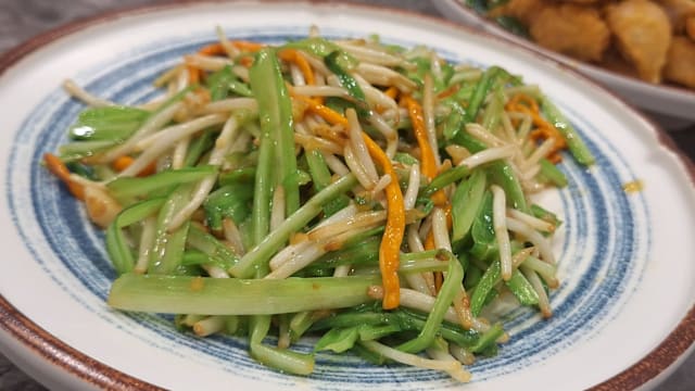 食谱：虫草花炒青龙菜