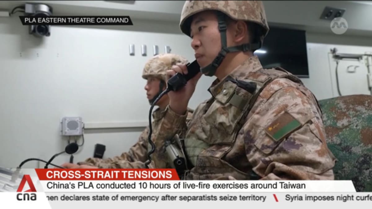 China fires rockets into waters off Taiwan on second day of military ...