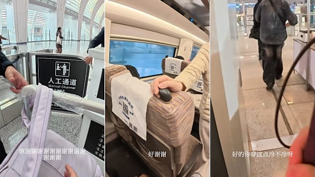 视障女子独自搭高铁回家  获14人接力护送一路说97次“谢谢”