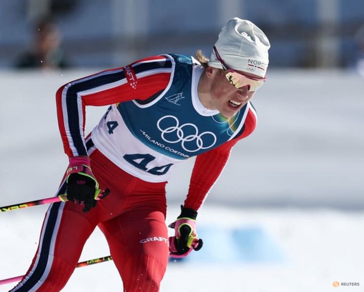 Crosscountry-Klaebo wins eighth gold, ties record for Winter Olympic titles