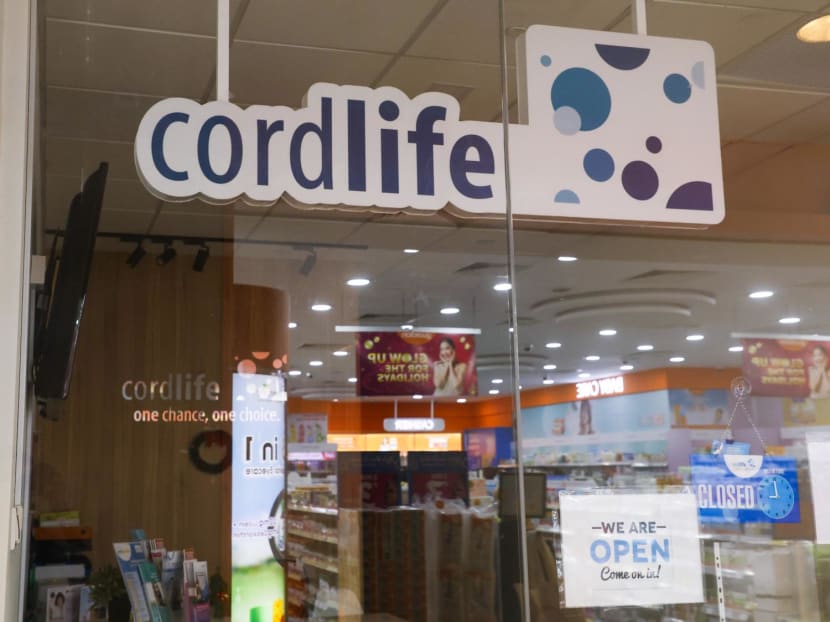 A Cordlife branch at Mount Elizabeth Novena Hospital on Dec 1, 2023. A Cordlife branch at Mount Elizabeth Novena Hospital on Dec 1, 2023.