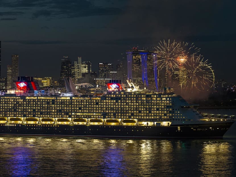 Disney Adventure officially arrives in Singapore ahead of maiden voyage