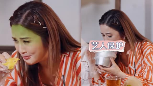 录节目当场吐掉榴梿肉　蔡卓妍：好吃的点在哪里？