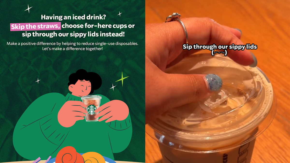 Starbucks Singapore draws criticism over plan to remove straws from condiment bars