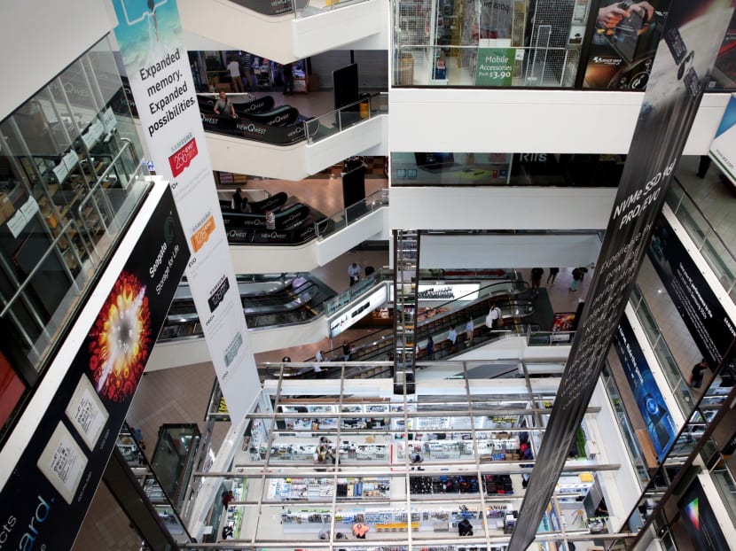 The interior of Sim Lim Square. Photo: Jason Quah/TODAY