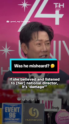 The Thai pageant director explains his side of the sash ceremony incident amid the backlash. #8dayssg #8dayssgasianent #missuniverse #missmexico #nawatitsaragrisil 