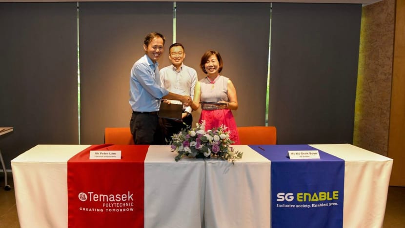 SG Enable, Politeknik Temasek meterai MOU tingkat inklusiviti golongan kurang upaya di kampus