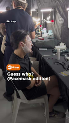 Can you tell who’s snoozing here? 😴 #8dayssg #starawards2026 #8dayssglocalent #fypsg #guesswho 