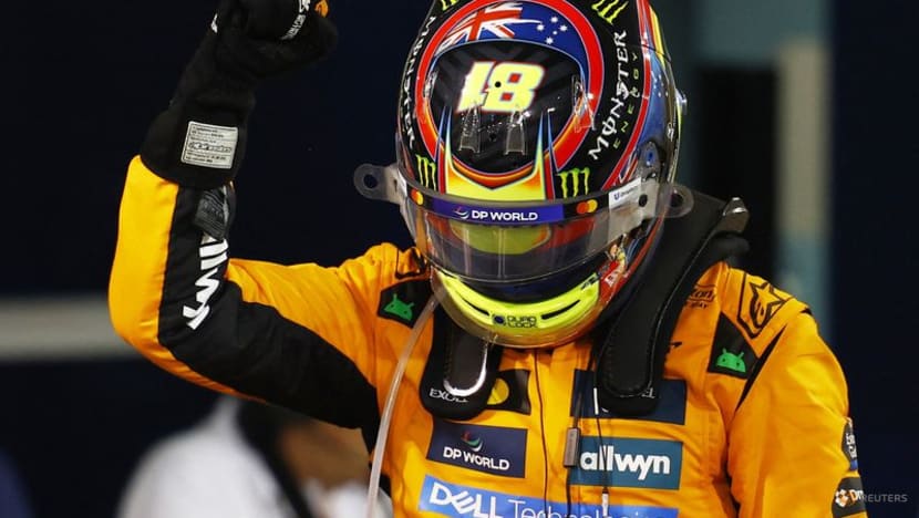 Piastri celebrates 50th race with win from pole in Bahrain