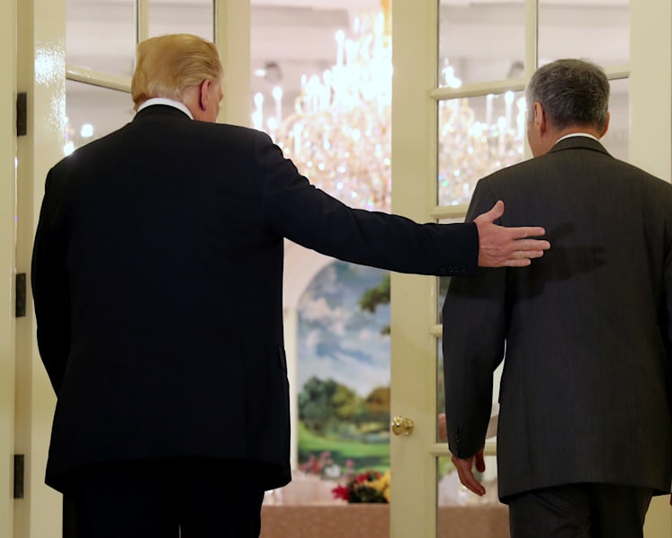 Trump, in meeting with PM Lee, thanks S'pore for its hospitality and friendship