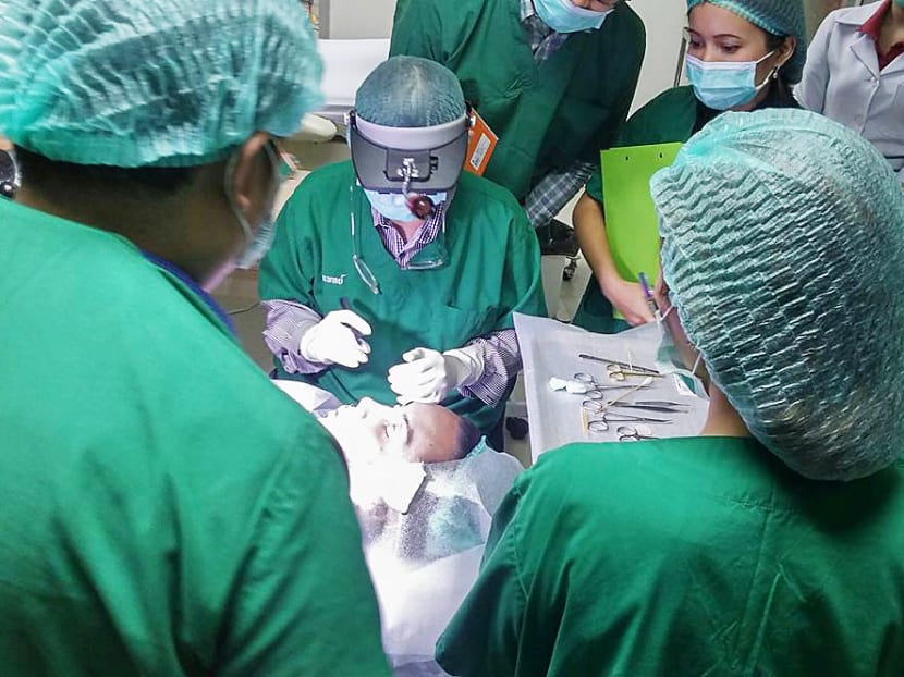 Students during a plastic surgery training course in Thailand. Photo: The Goal & Partners Facebook page