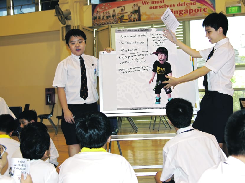 Cyber wellness lessons for students, by students