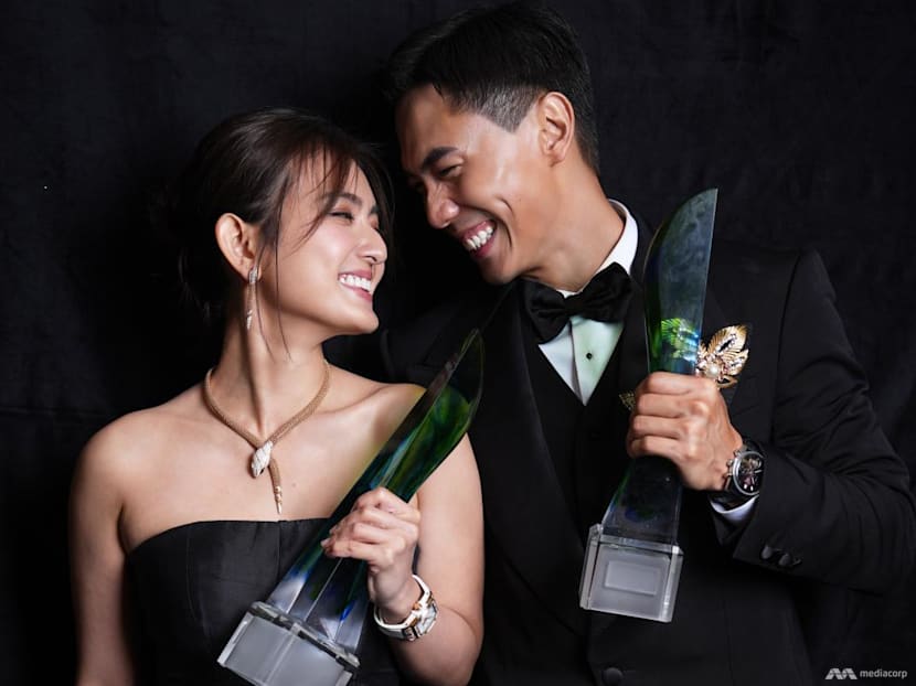 First-time Star Award winner Nick Teo admits voting for himself, is happier to see wife Hong Ling win