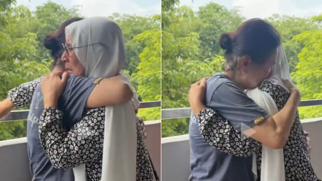 不舍23年深厚邻里情 搬家马来妇与华妇哭成泪人