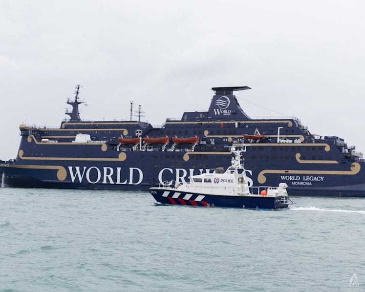 Indonesian crew member dead after fire on Singapore-bound cruise ship