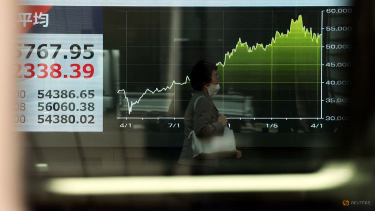 Asian shares track Wall Street to record highs but higher oil prices a risk