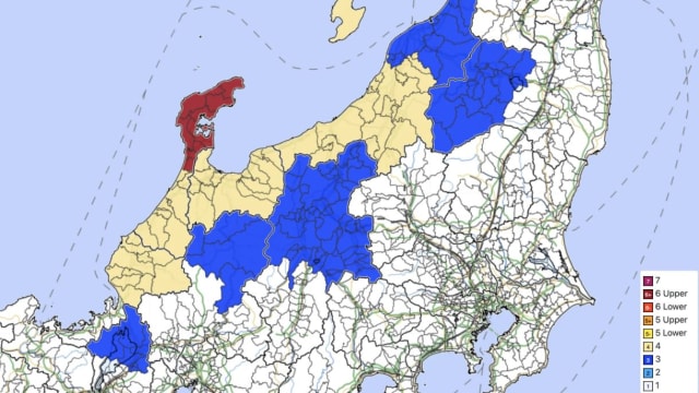 日本石川县发生6.3级地震 导致一人死亡