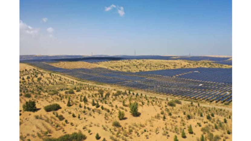 Solar power project transforms desert into energy hub Solar power project transforms desert into energy hub