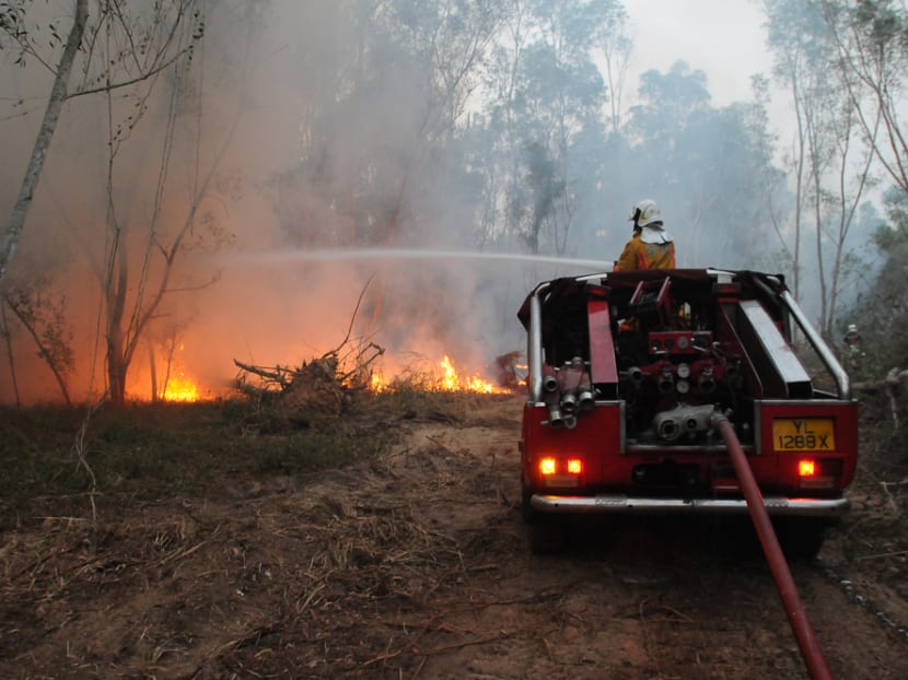 Fires break out as dry spell continues