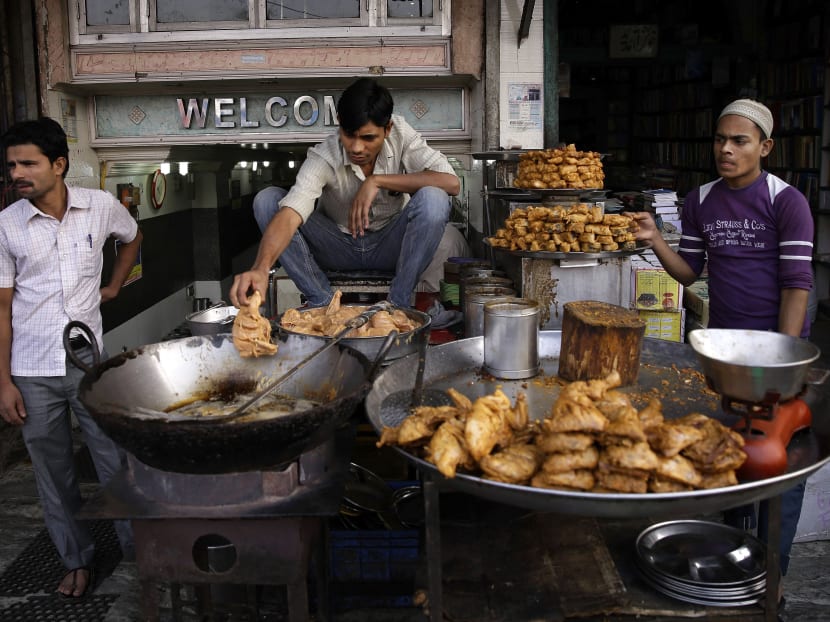 Indian street food vendors. Photo: AP