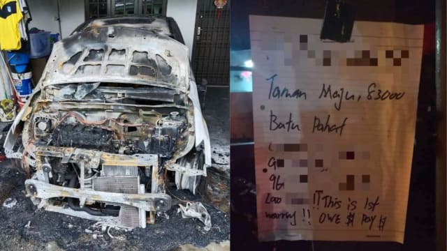 狮城工作女子疑被阿窿追欠 马国邻居当灾住家遭纵火
