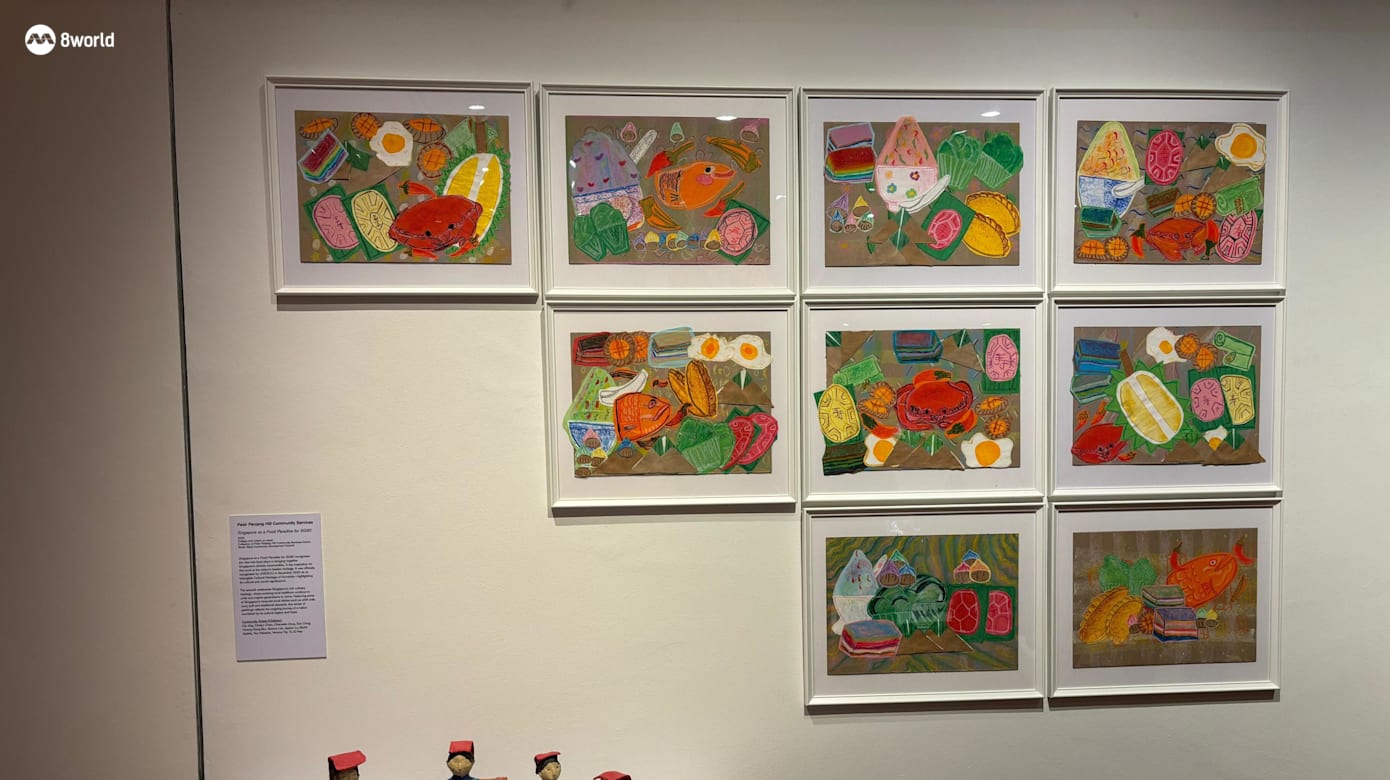 SG60关怀艺术展。（图：周海丽）