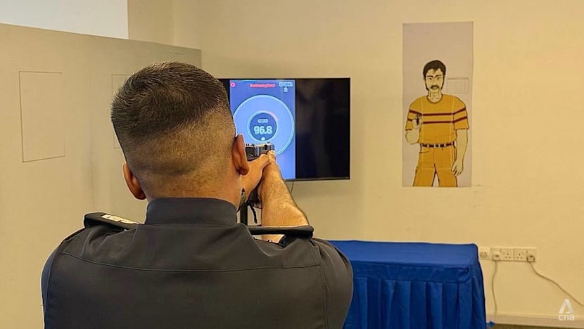 Singapore police test smart training tools to simulate live-firing, provide instant feedback