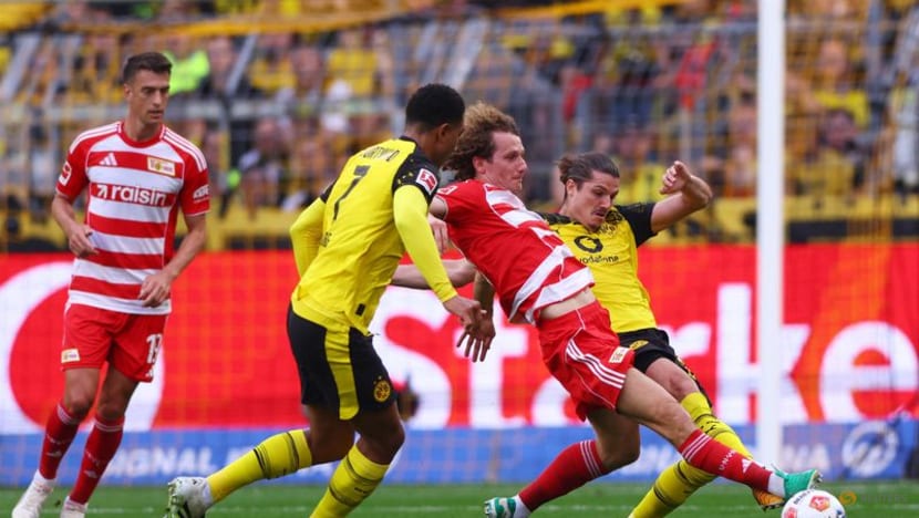 Dortmund's Guirassy nets twice in win over Union to extend scoring run Dortmund's Guirassy nets twice in win over Union to extend scoring run