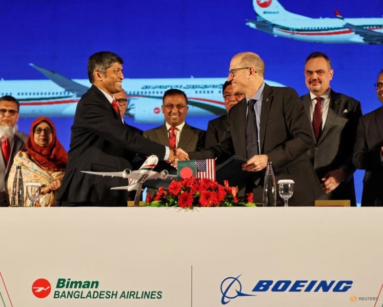 Bangladesh seals Boeing jet deal, shifts from Airbus