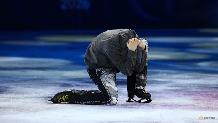 Figure skating-Malinin highlights dangers of social media in gala performance