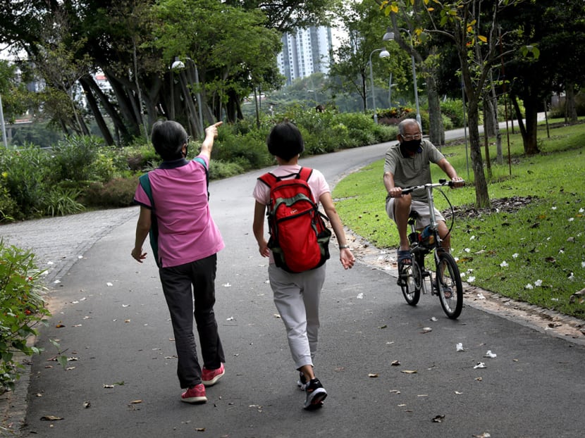 Cyclists, pedestrians can co-exist on pavements with awareness of rules, stiffer penalties Cyclists, pedestrians can co-exist on pavements with awareness of rules, stiffer penalties