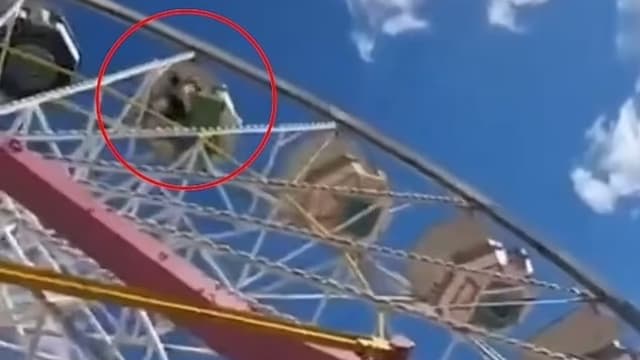 坐摩天轮突掉出车厢 墨西哥女子重摔亡