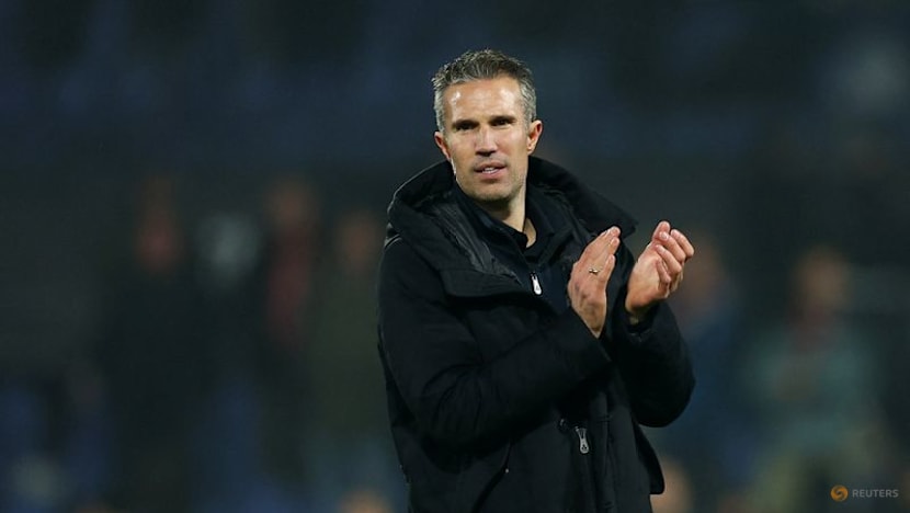 Van Persie defends decision to give senior debut to son Shaqueel in Europa League loss