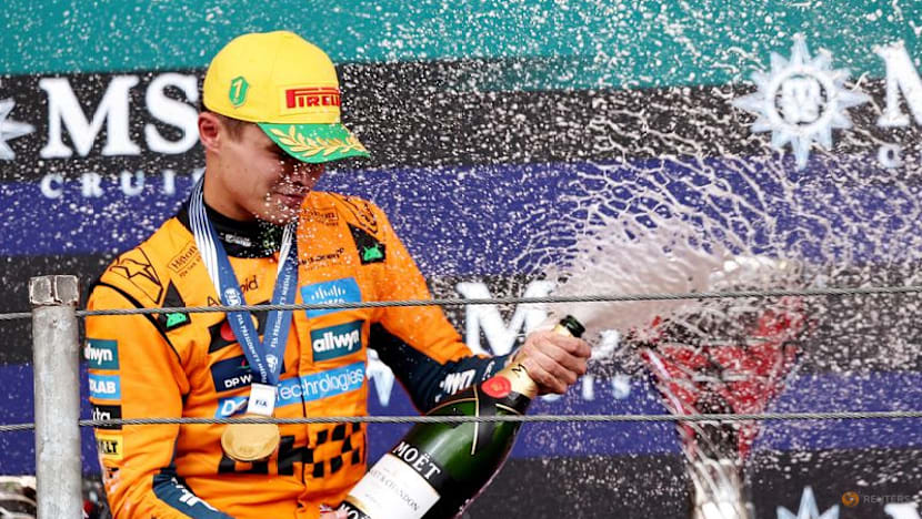 Norris wins in Brazil to go 24 points clear at top