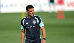 Argentina's Scaloni faces striker dilemma after opening win