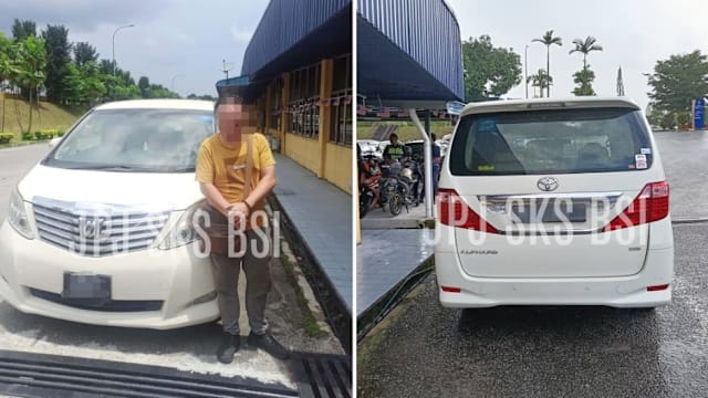 狮城注册休旅车涉非法跨境载客 被马国柔佛陆交局扣查