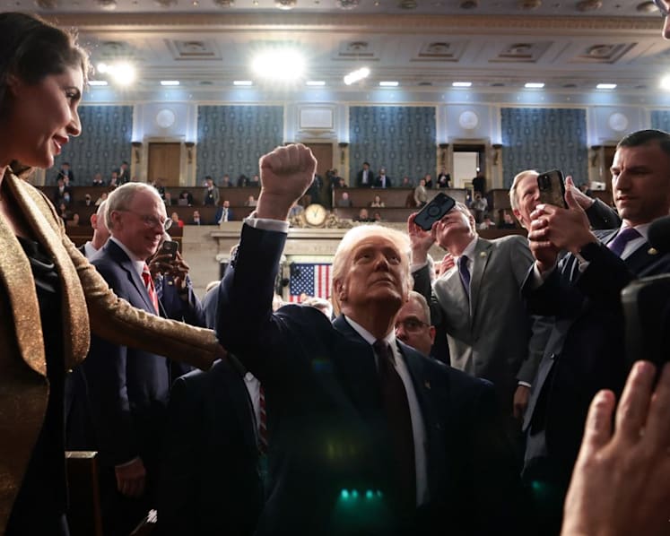 'America is back,' Trump declares in divisive Congress speech amid Democrat catcalls