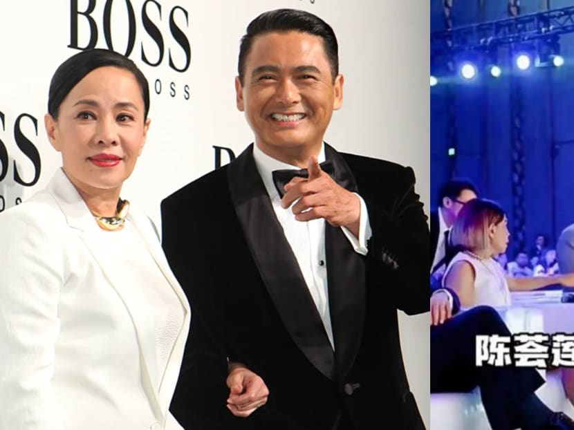 One subtle gesture from Chow Yun Fat’s Singaporean wife has netizens calling her a good wife One subtle gesture from Chow Yun Fat’s Singaporean wife has netizens calling her a good wife