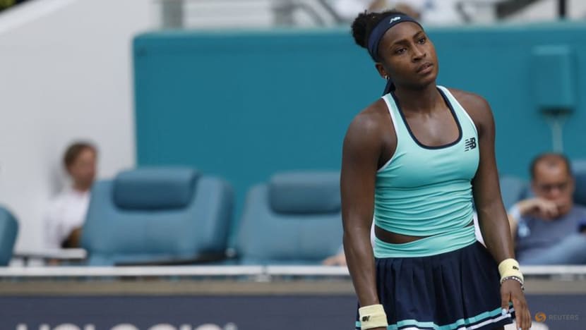 Gauff falls on tough day for Americans in Miami Gauff falls on tough day for Americans in Miami