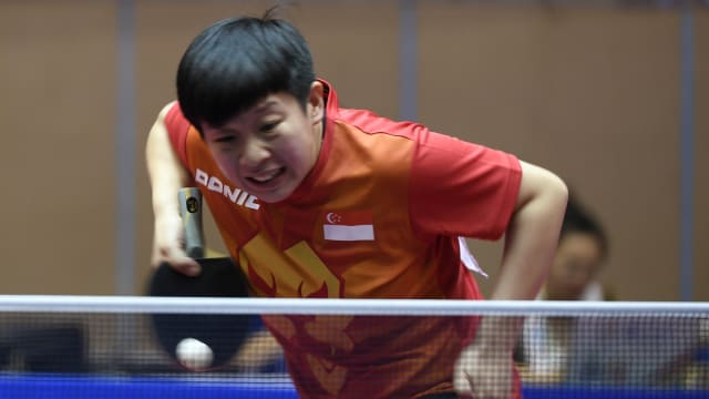 曾尖与马国选手 共享乒乓女单铜牌