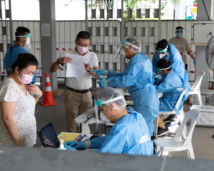 No new Covid-19 cases detected so far in testing operations at Punggol and Hougang housing blocks