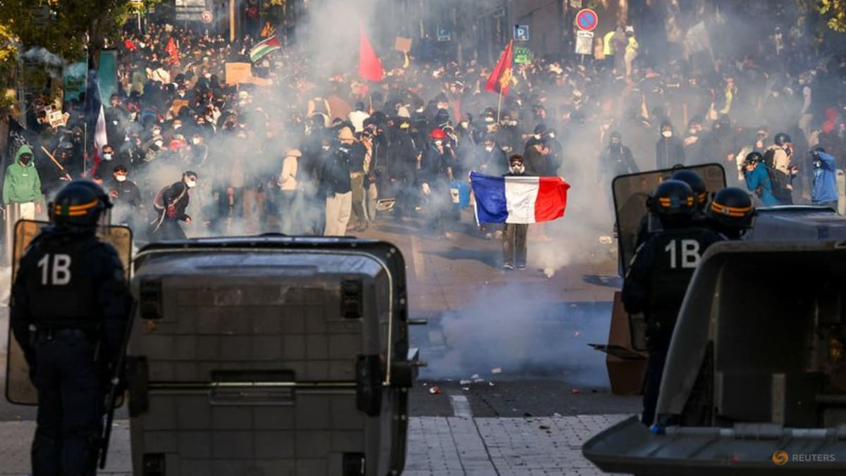 Police made 1,314 arrests in France's protests: Government