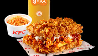 KFC Singapore collaborates with Korean spicy instant noodle brand Samyang Buldak for limited-time menu