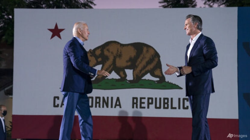 Biden makes push for California's Newsom as recall nears end