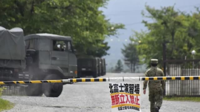 日本自卫队演习手榴弹爆炸 一人被炸死