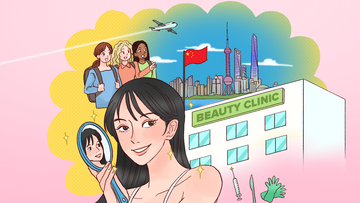 Phong cách thẩm mỹ Trung Quốc ưu tiên kết quả gần như không thể nhận biết, mà khách hàng gọi là vẻ đẹp "bẩm sinh". (Ảnh: CNA)