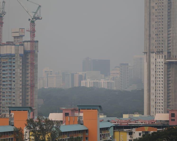 Unhealthy haze conditions across Singapore as PSI breaches 100