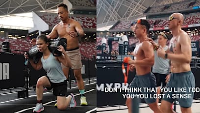 S’pore Gym Trainer Partners & Guides Visually Impaired Athletes At Hyrox 2026 For 2 Races