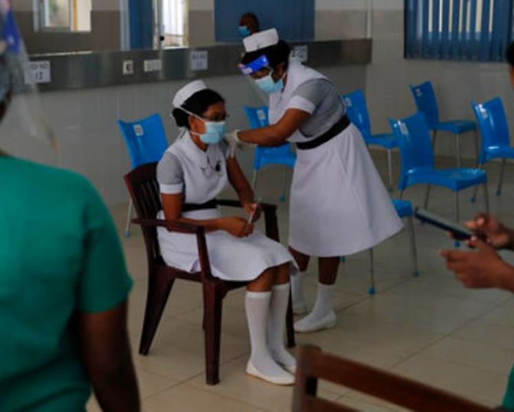 Sri Lankan officials say COVID-19 vaccinations advancing